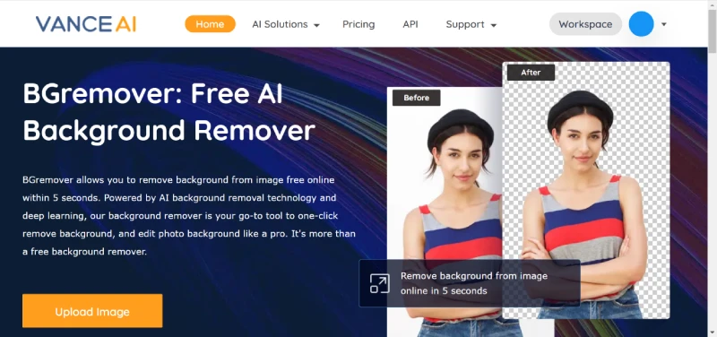 How to Use VanceAI BGremover Online