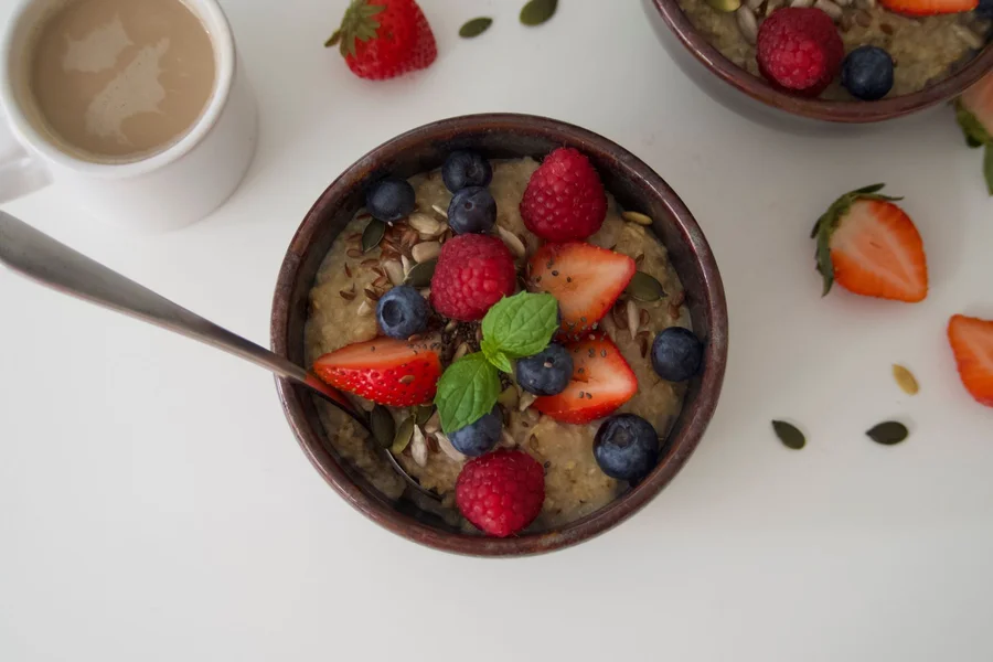 Vitamin B12 Fruits: Truth, Top Sources, and Diet Guide 3 Plant-based breakfast bowl with fortified milk and fruit toppings